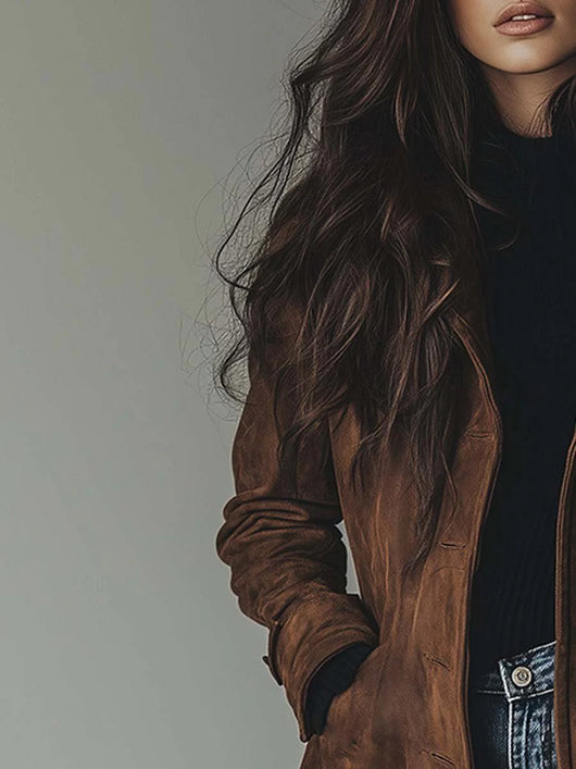 Luisa trenchcoat i stickat