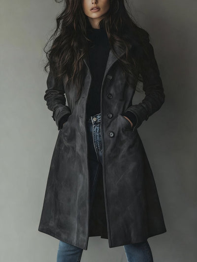 Luisa trenchcoat i stickat