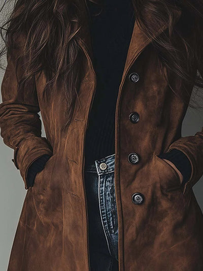 Luisa trenchcoat i stickat