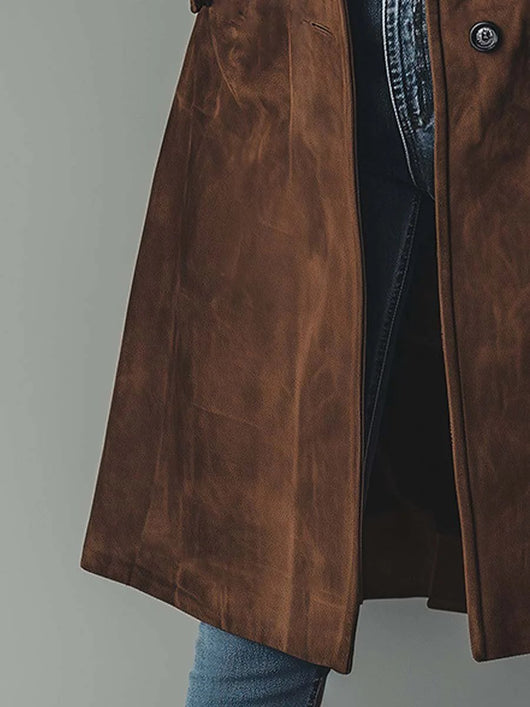 Luisa trenchcoat i stickat