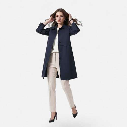 Clara trenchcoat i ull