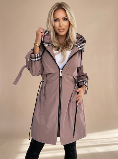Luisa trenchcoat med huva