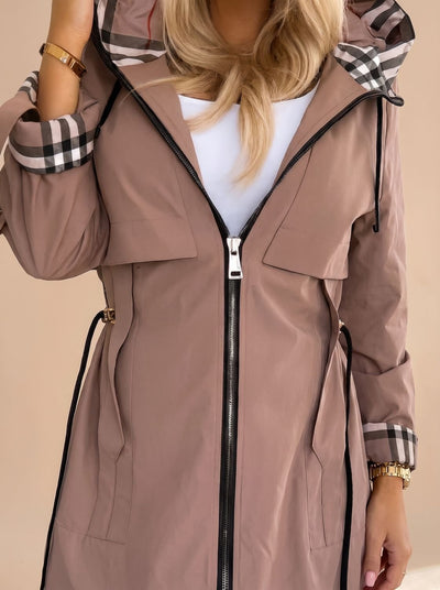 Luisa trenchcoat med huva