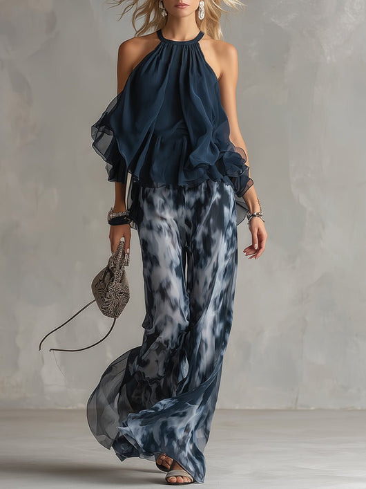 Annika set med halterneck