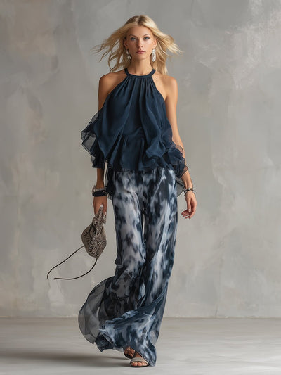 Annika set med halterneck