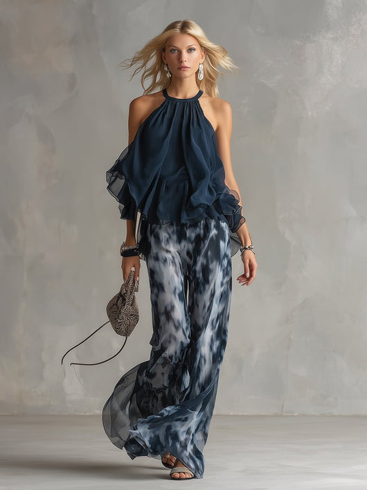 Annika set med halterneck