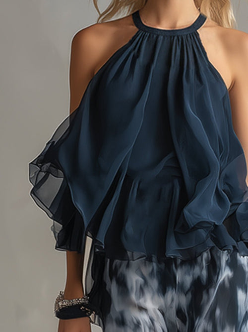 Annika set med halterneck