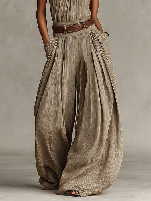 Greta jumpsuit i läder