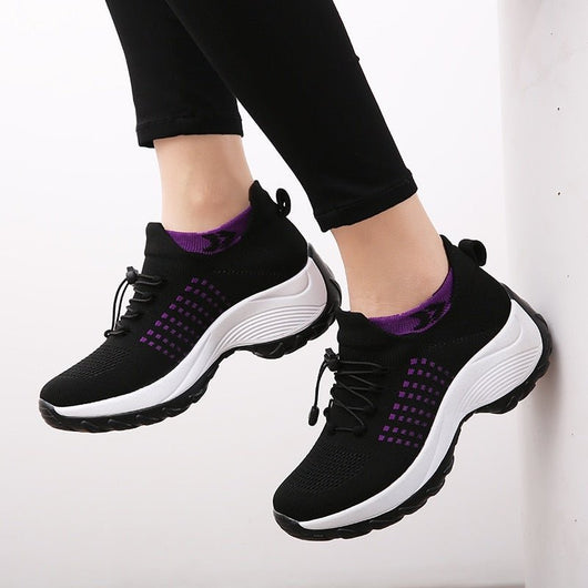 Lena sneakers i stickat