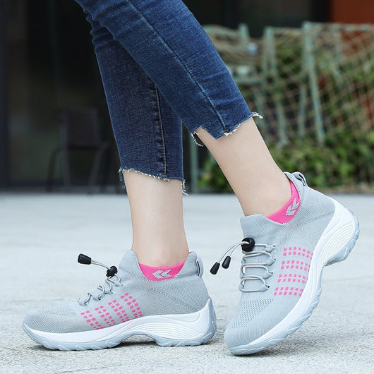 Lena sneakers i stickat