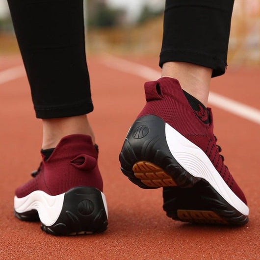 Lena sneakers i stickat