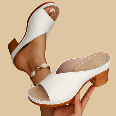 Sophie slip in-skor med blockklack