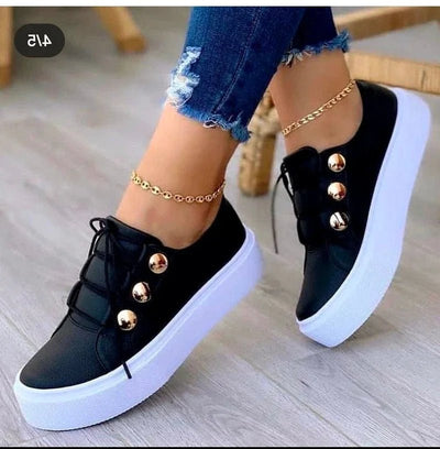 Clara sneakers med platåsula