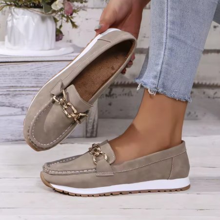 Leonie loafers i denim