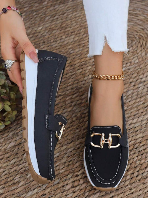 Leonie loafers i denim