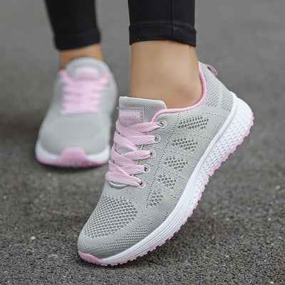 Leonie sneakers i stickat