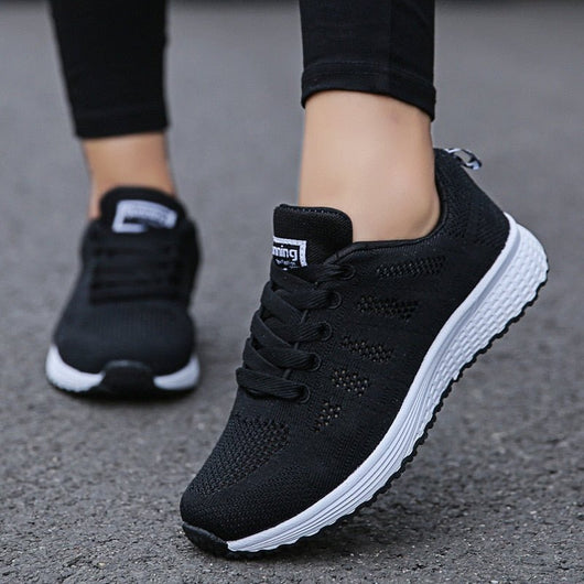 Leonie sneakers i stickat