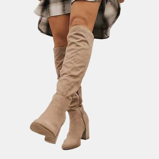 Johanna boots med dragkedja