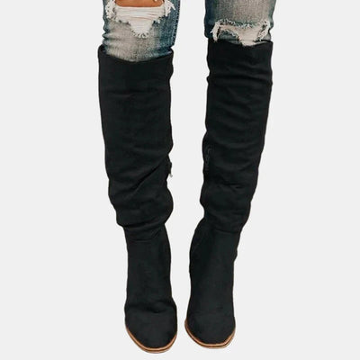 Johanna boots med dragkedja