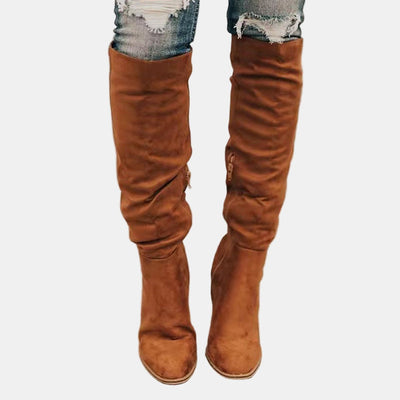 Johanna boots med dragkedja
