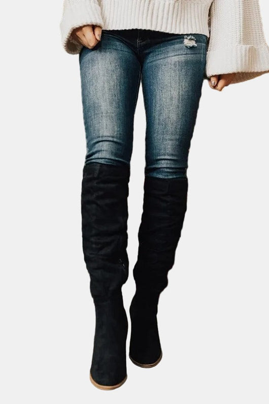 Johanna boots med dragkedja