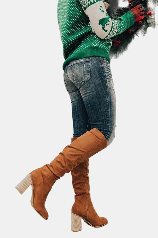 Johanna boots med dragkedja