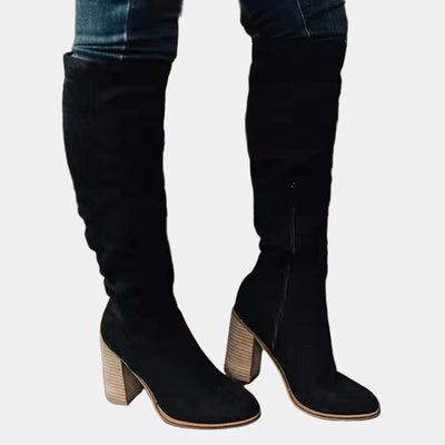 Johanna boots med dragkedja