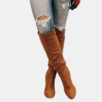 Johanna boots med dragkedja