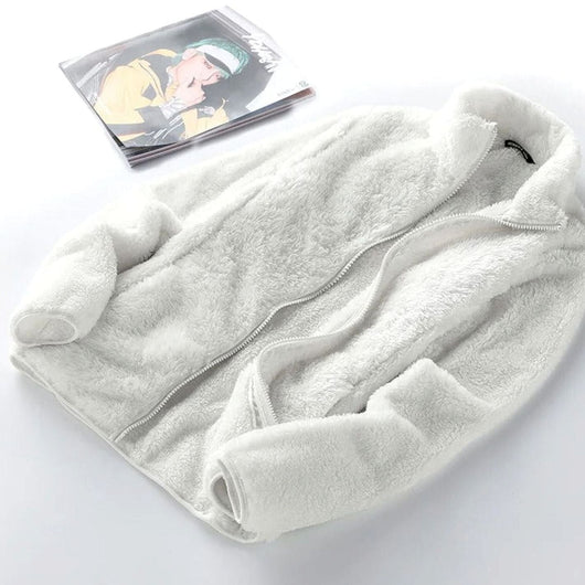 Annika jacka i fleece med dragkedja