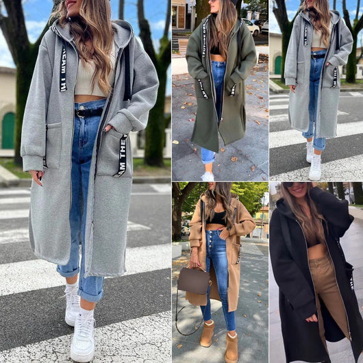 Marlene hoodie i denim