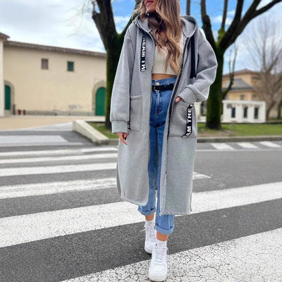 Marlene hoodie i denim