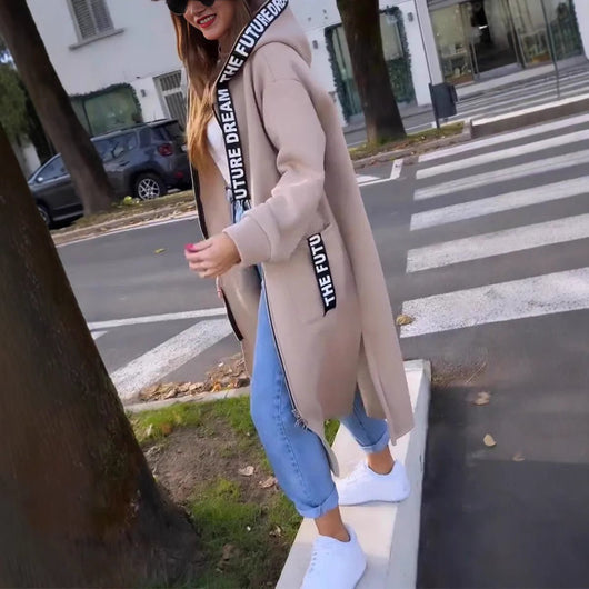 Marlene hoodie i denim