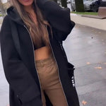 Marlene hoodie i denim