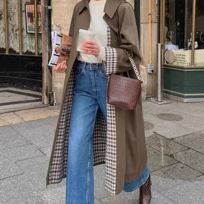 Marie trenchcoat i denim