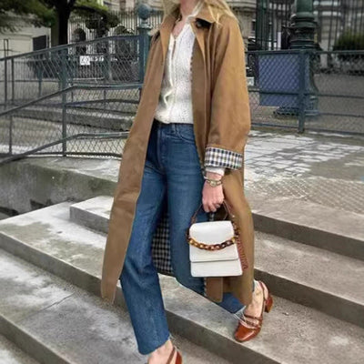 Marie trenchcoat i denim