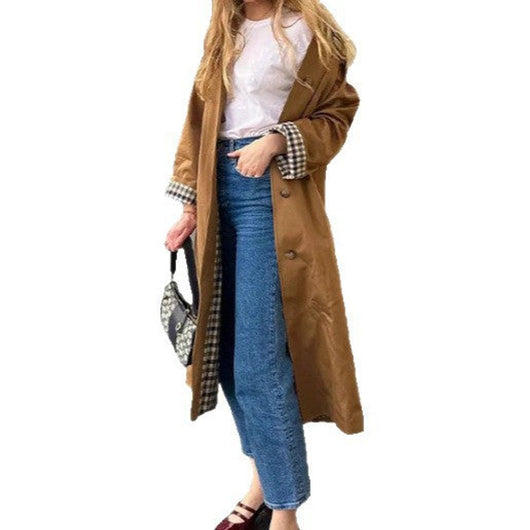 Marie trenchcoat i denim