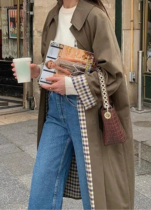 Marie trenchcoat i denim