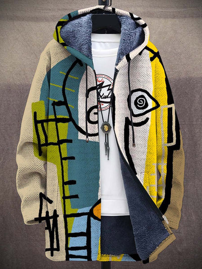 Katharina stickad kofta i fleece