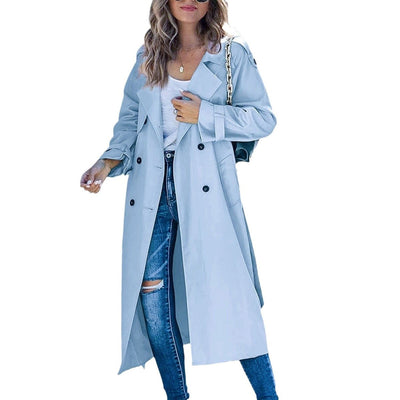 Sophie trenchcoat med knappslå