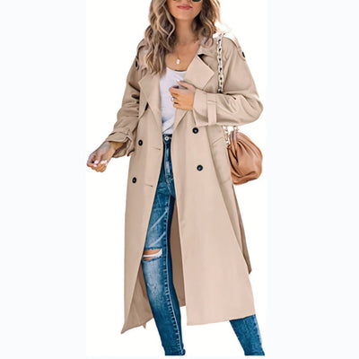 Sophie trenchcoat med knappslå