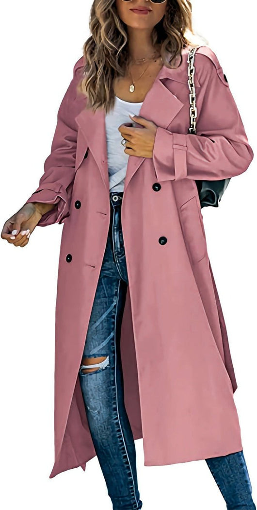 Sophie trenchcoat med knappslå