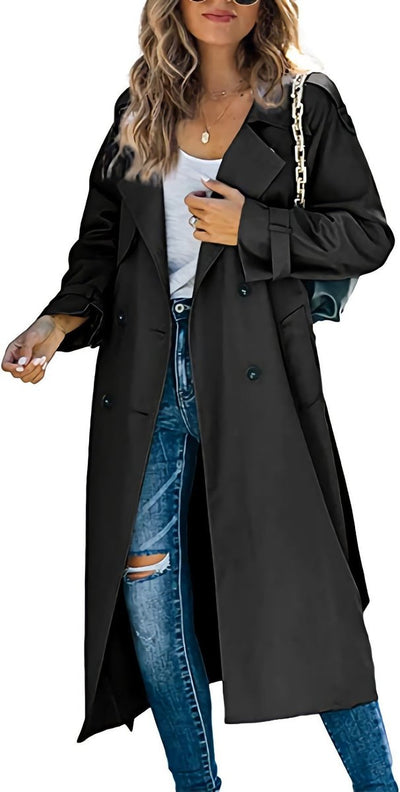 Sophie trenchcoat med knappslå