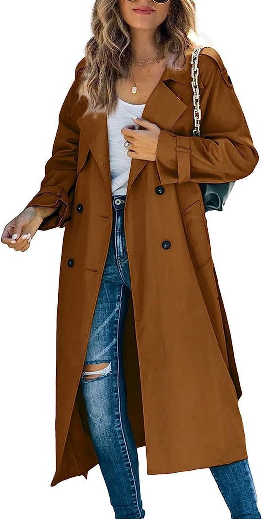 Sophie trenchcoat med knappslå