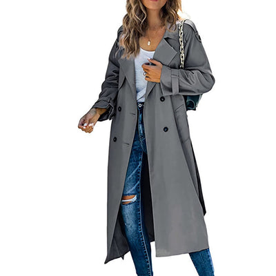 Sophie trenchcoat med knappslå