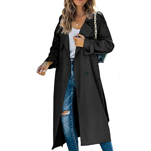Sophie trenchcoat med knappslå