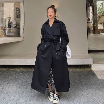 Emilia trenchcoat med knappslå