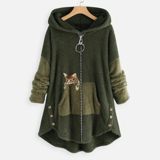 Lena sweatshirt i fleece