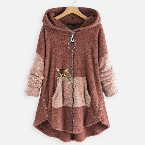 Lena sweatshirt i fleece