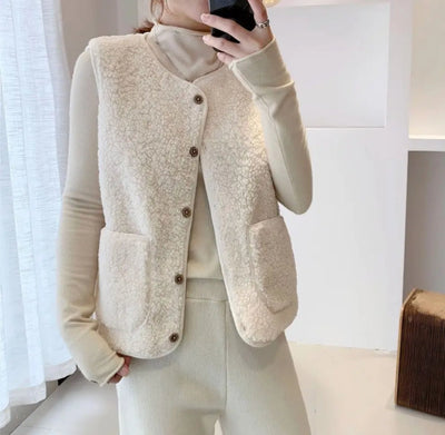 Marlene väst i fleece
