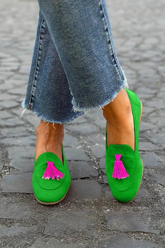Johanna loafers i läder